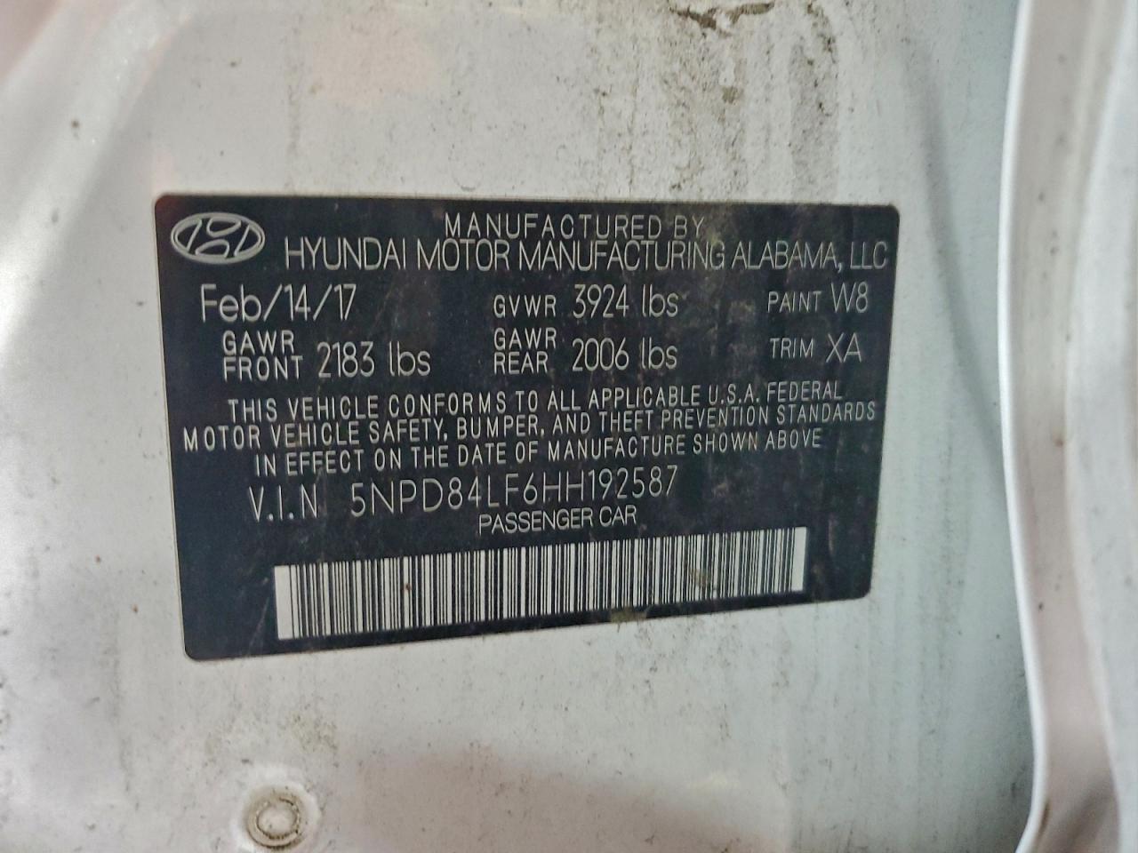 2017 HYUNDAI ELANTRA SE photo 12