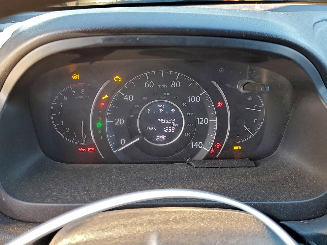 2012 HONDA CR-V EX photo 9