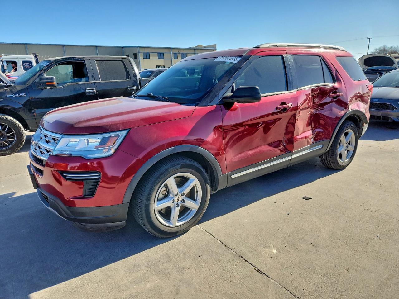 2018 FORD EXPLORER XLT — SIDE damage — photo 1