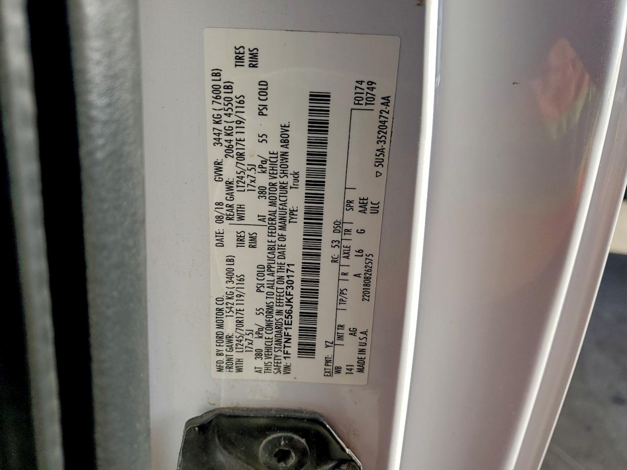 2018 FORD F150 photo 12