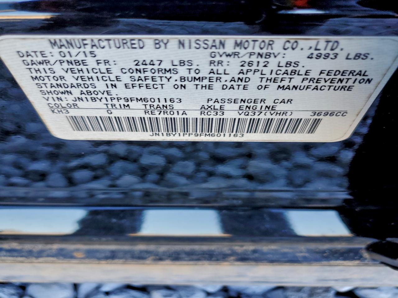 2015 INFINITI Q70L 3.7 photo 23