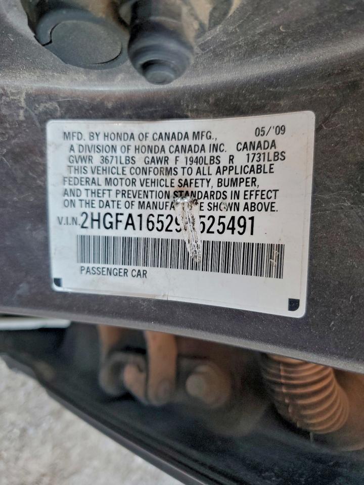 2009 HONDA CIVIC LX photo 12