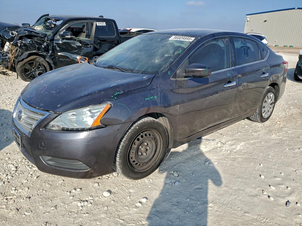 2015 NISSAN SENTRA S — FRONT END damage — photo 1