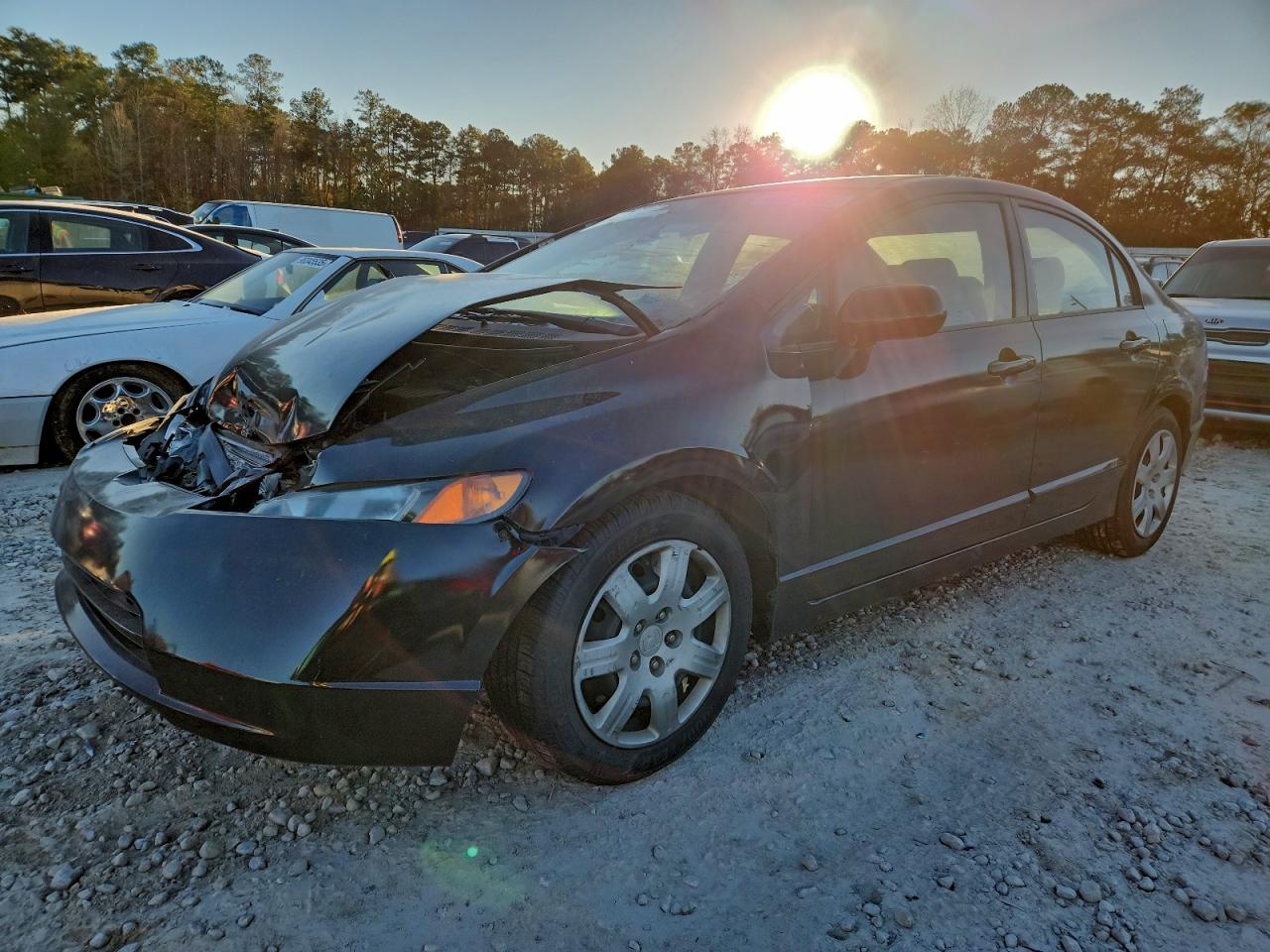 2008 HONDA CIVIC LX — FRONT END damage — photo 1