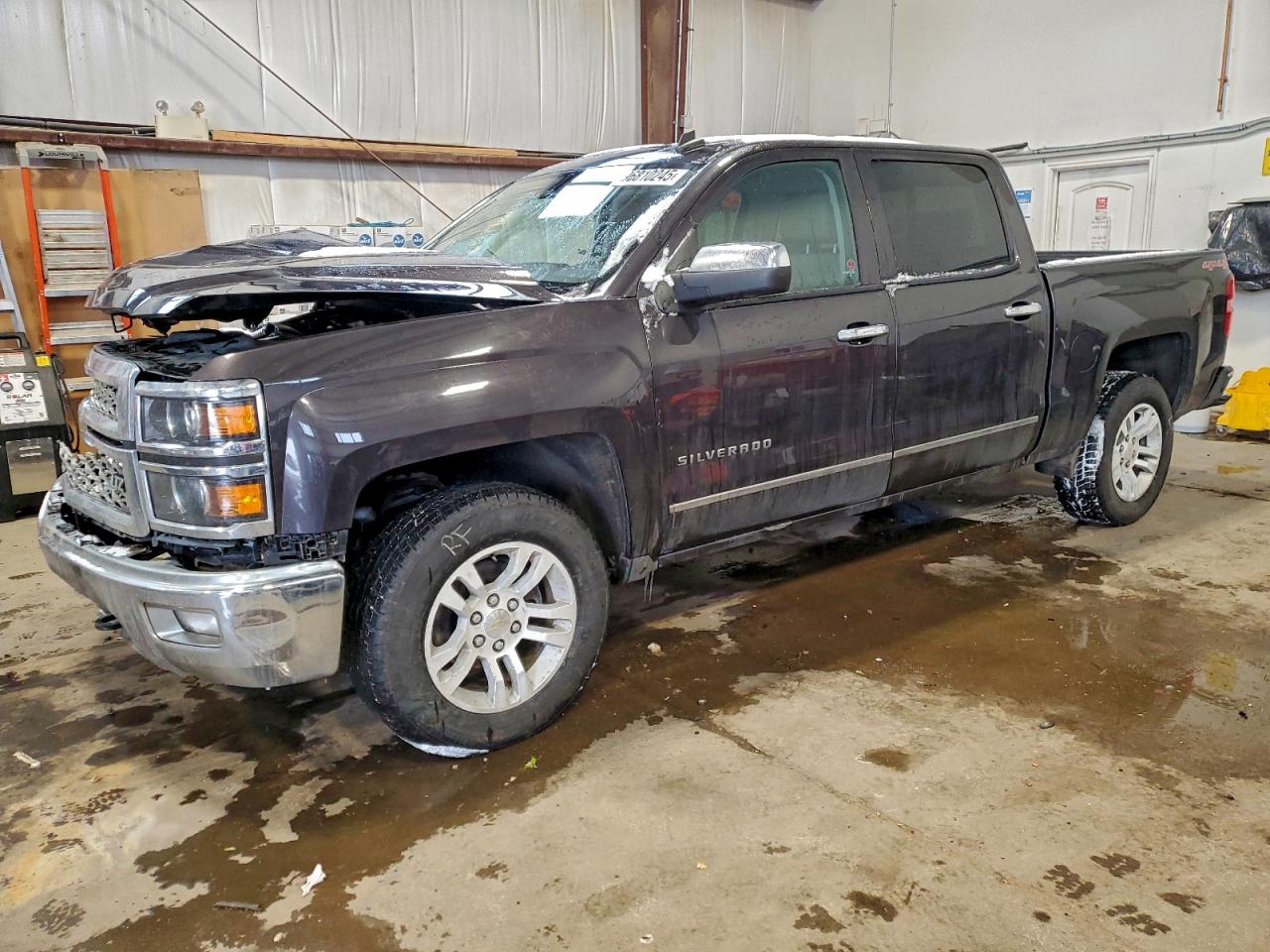 2014 CHEVROLET SILVERADO K1500 LTZ — FRONT END damage — photo 1