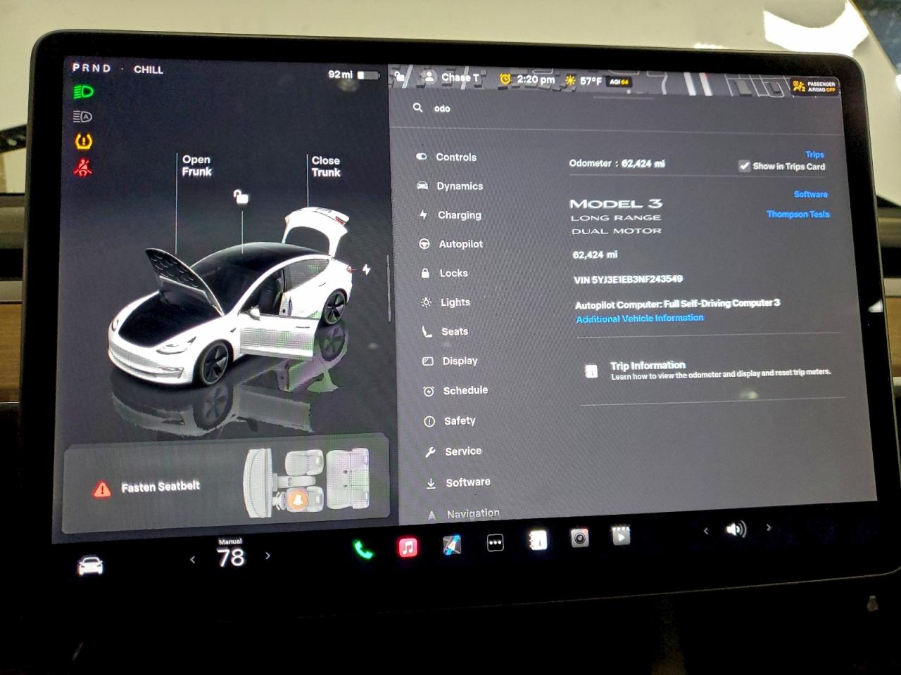 2022 TESLA MODEL 3 photo 9