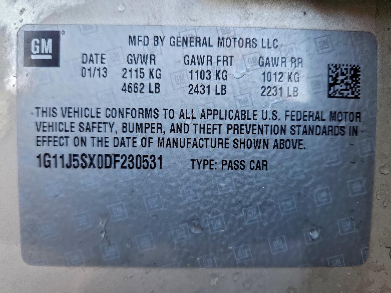 2013 CHEVROLET MALIBU LTZ photo 23