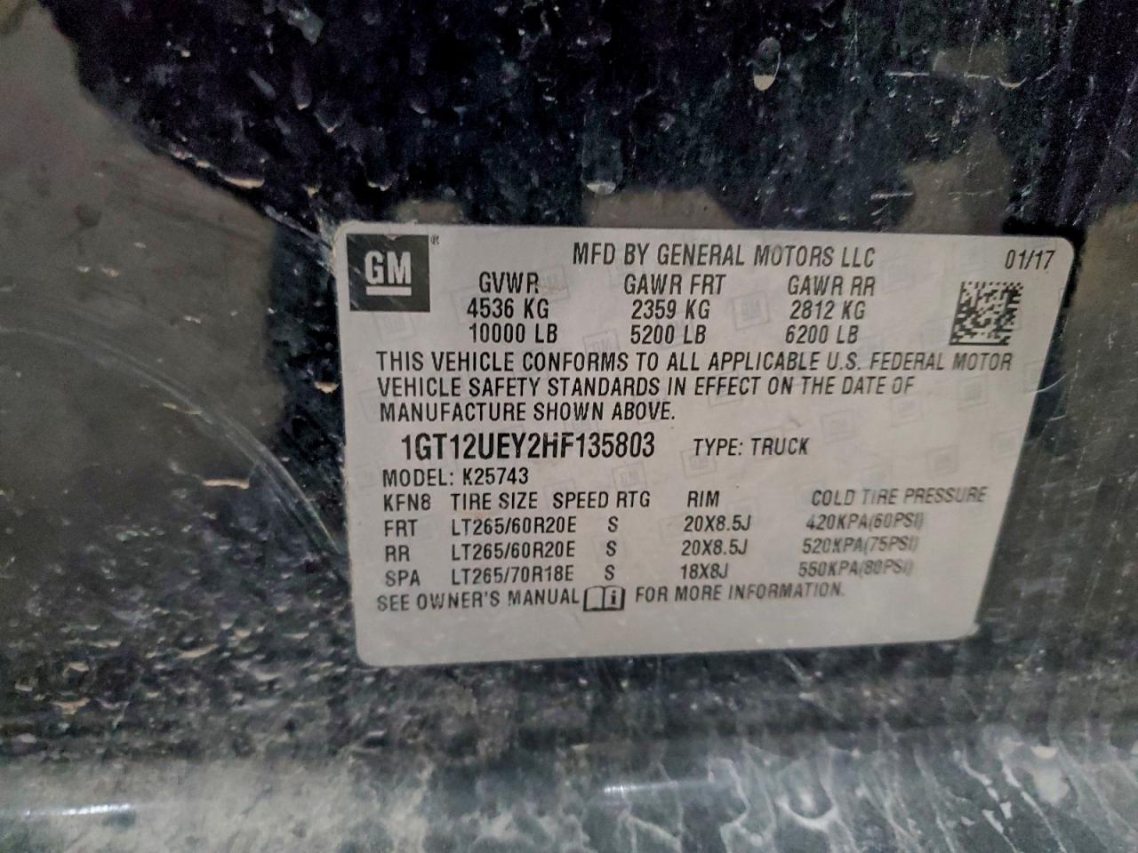 2017 GMC SIERRA K2500 DENALI photo 12