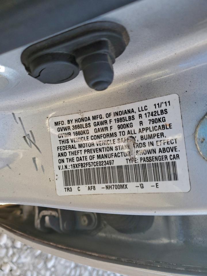 2012 HONDA CIVIC LX photo 12