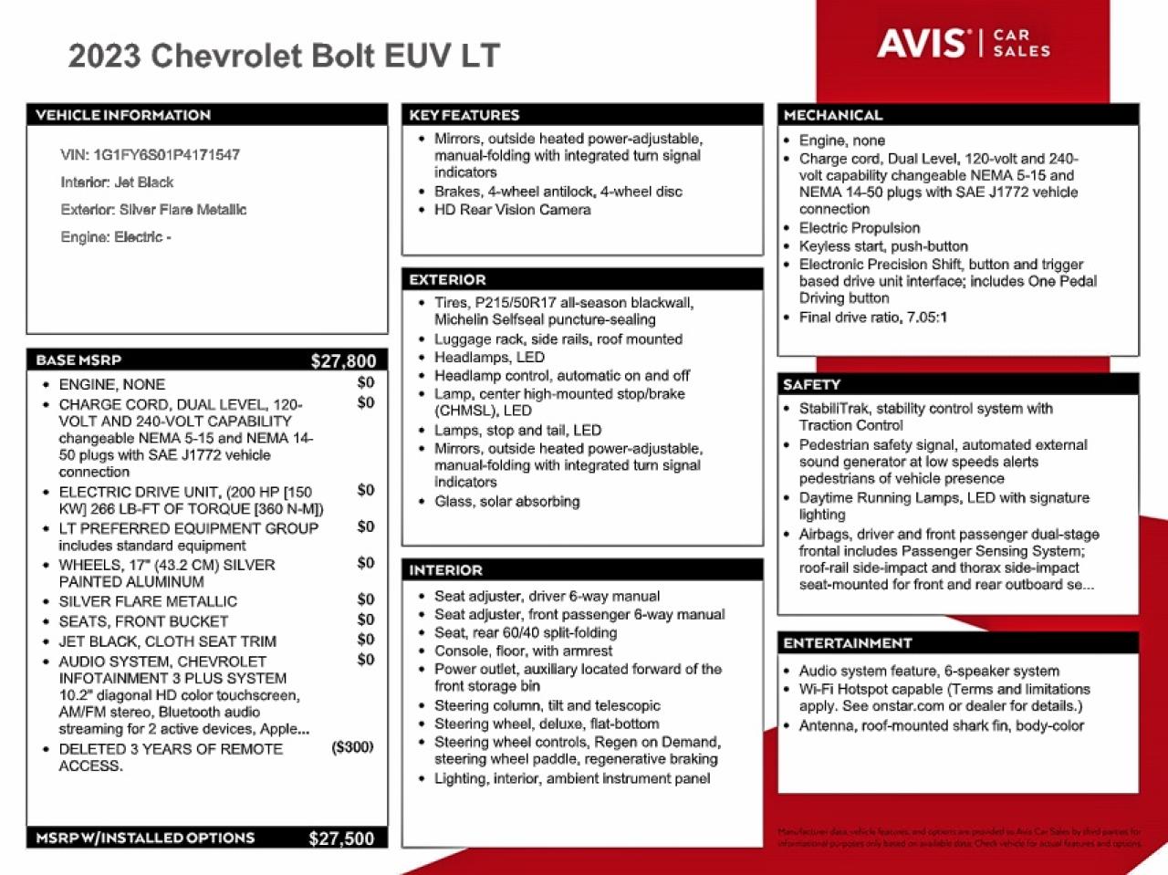 2023 CHEVROLET BOLT EUV LT photo 12