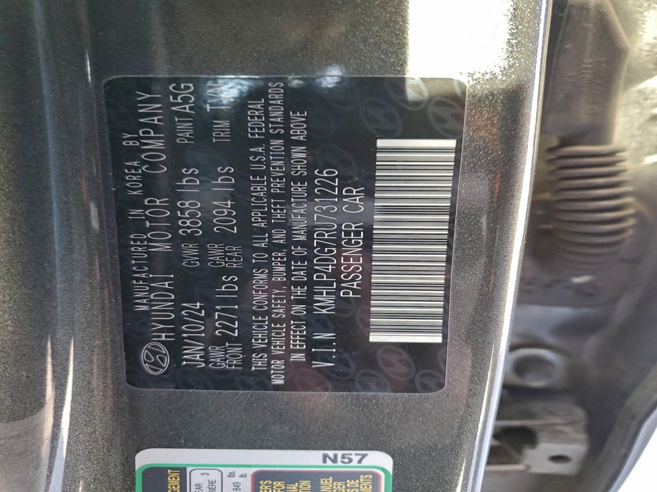 2024 HYUNDAI ELANTRA LIMITED photo 23