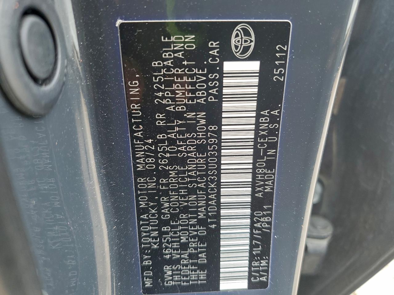 2025 TOYOTA CAMRY XSE photo 13