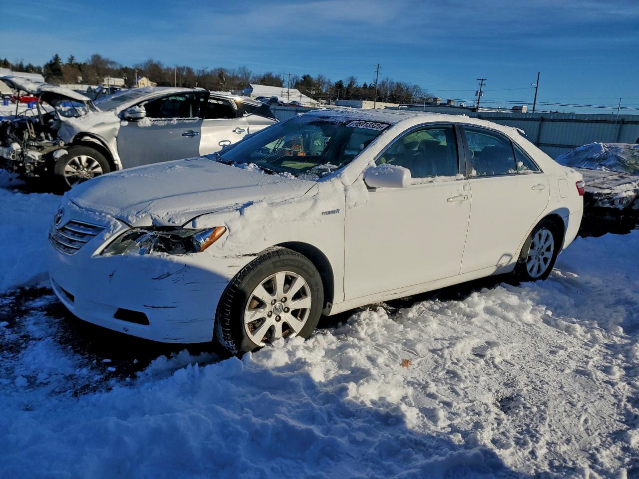 2008 TOYOTA CAMRY HYBRID — FRONT END damage — photo 1