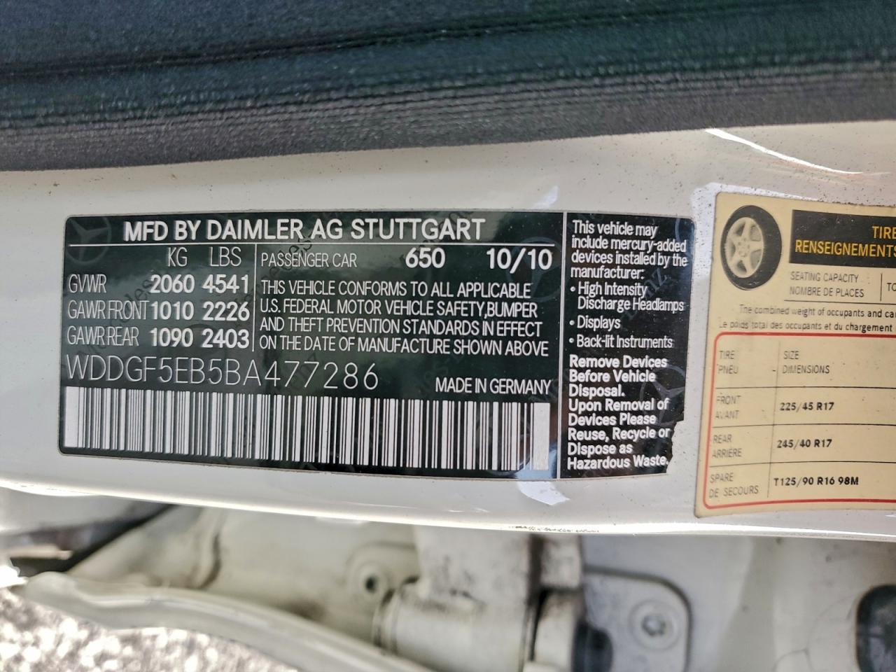 2011 MERCEDES-BENZ C 300 photo 12