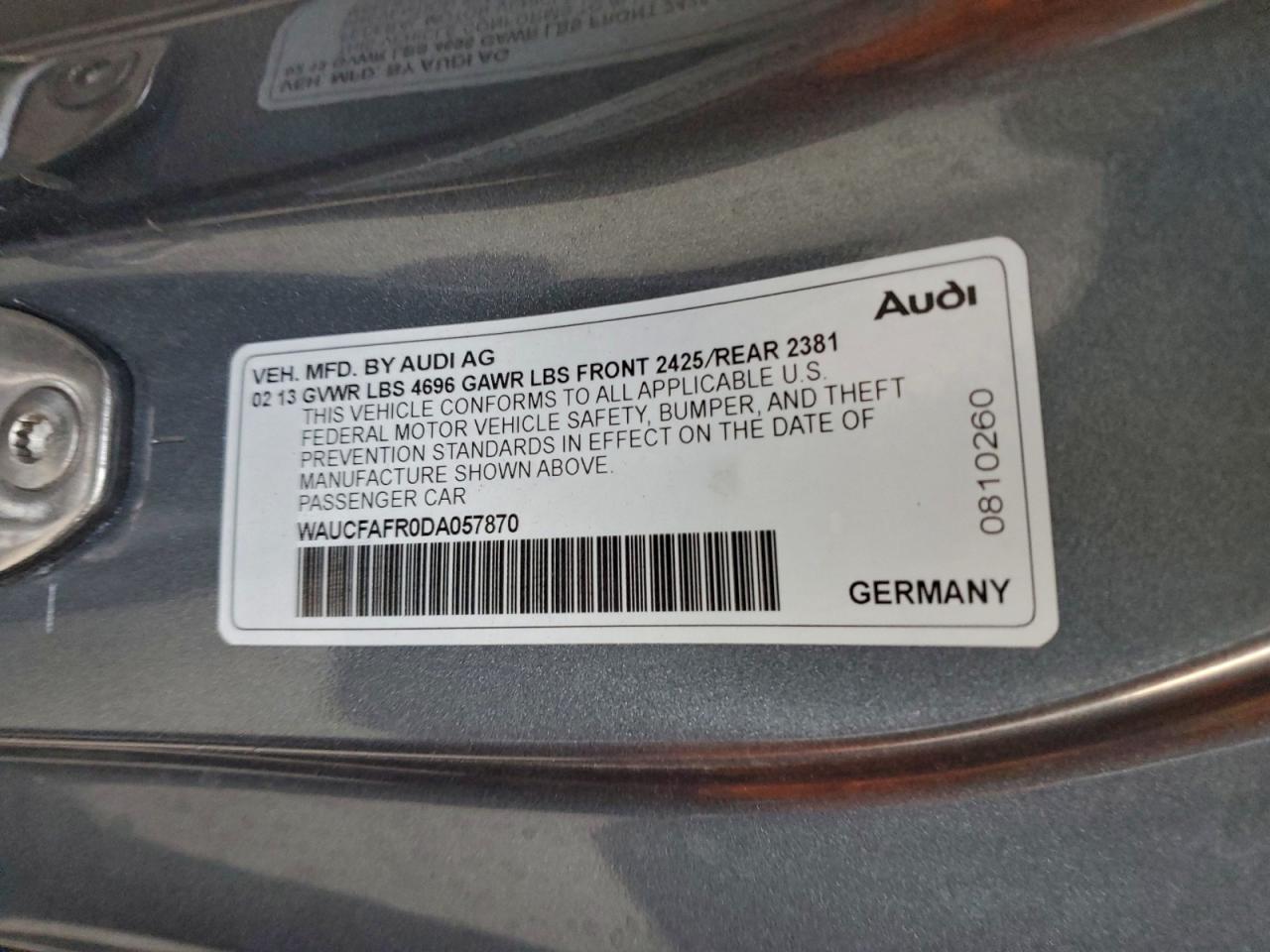 2013 AUDI A5 PREMIUM photo 12