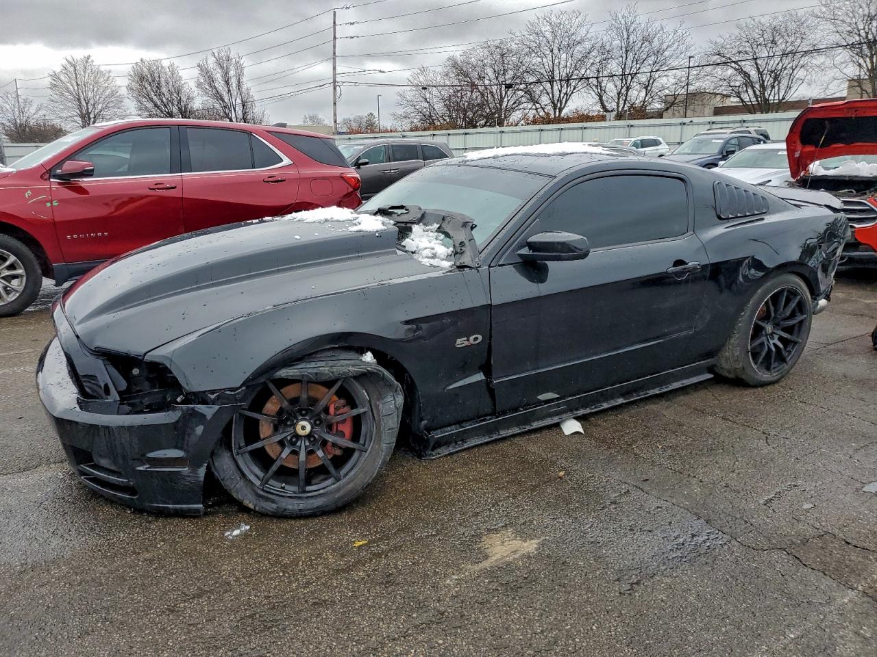 2013 FORD MUSTANG GT — FRONT END damage — photo 1