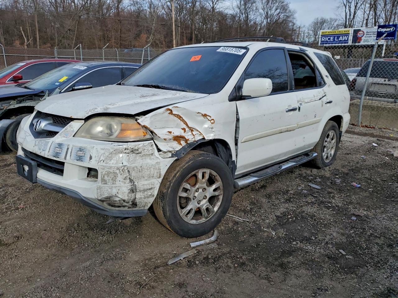 2006 ACURA MDX TOURING — FRONT END damage — photo 1