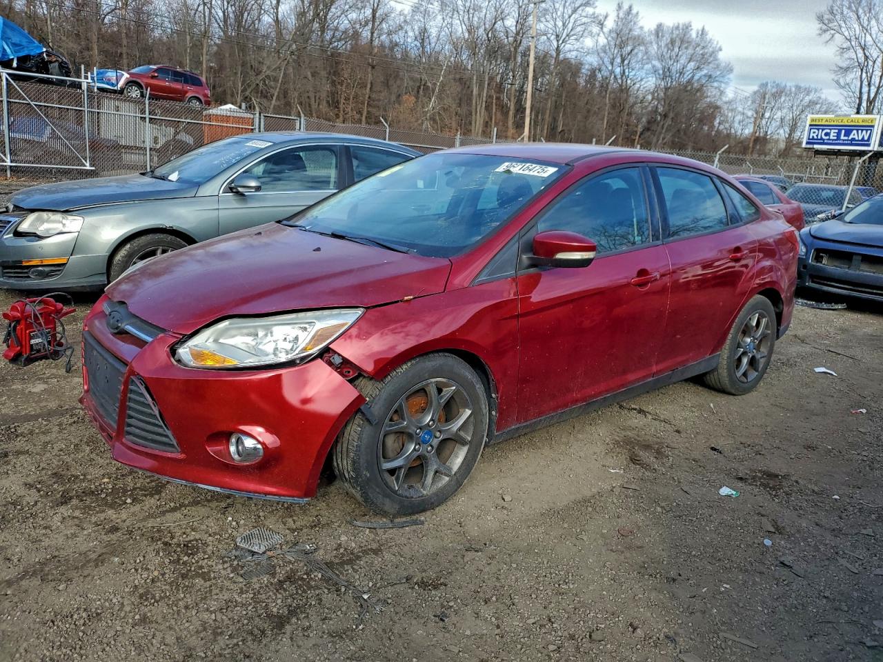 2013 FORD FOCUS SE — FRONT END damage — photo 1