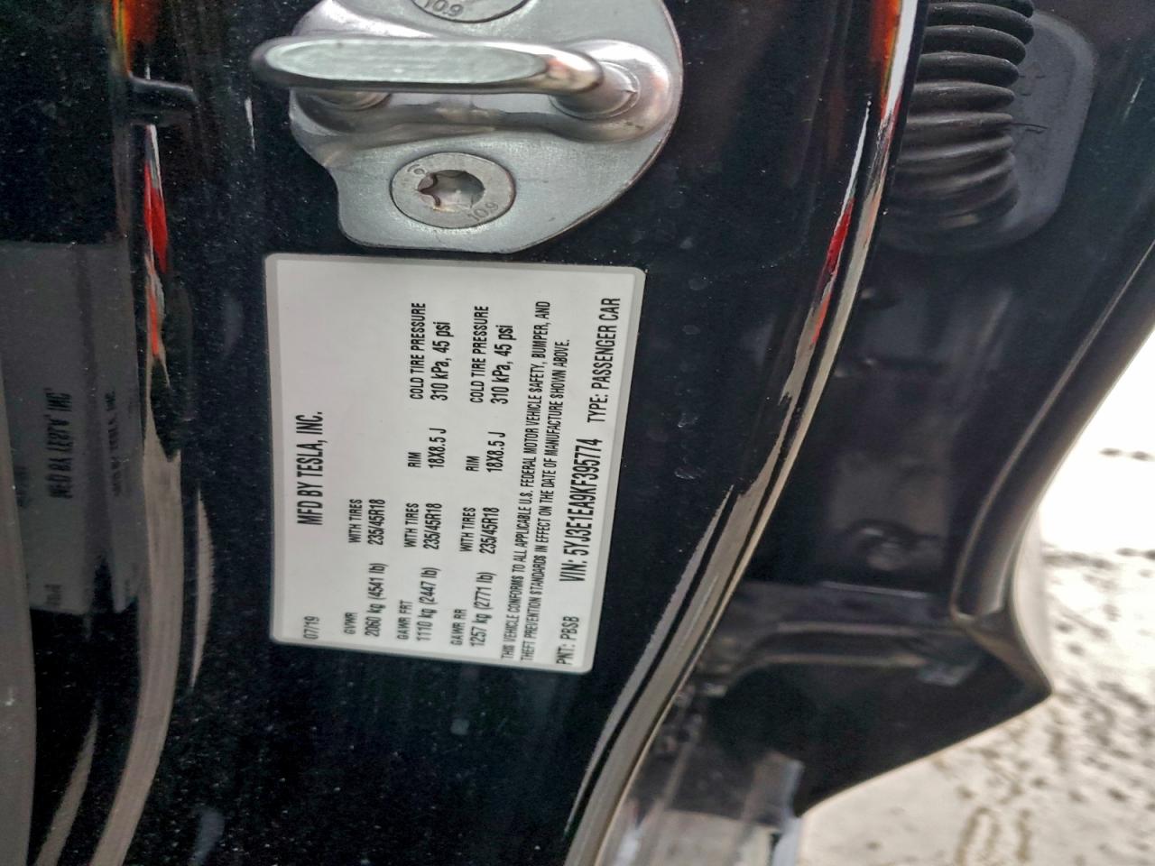 2019 TESLA MODEL 3 photo 11