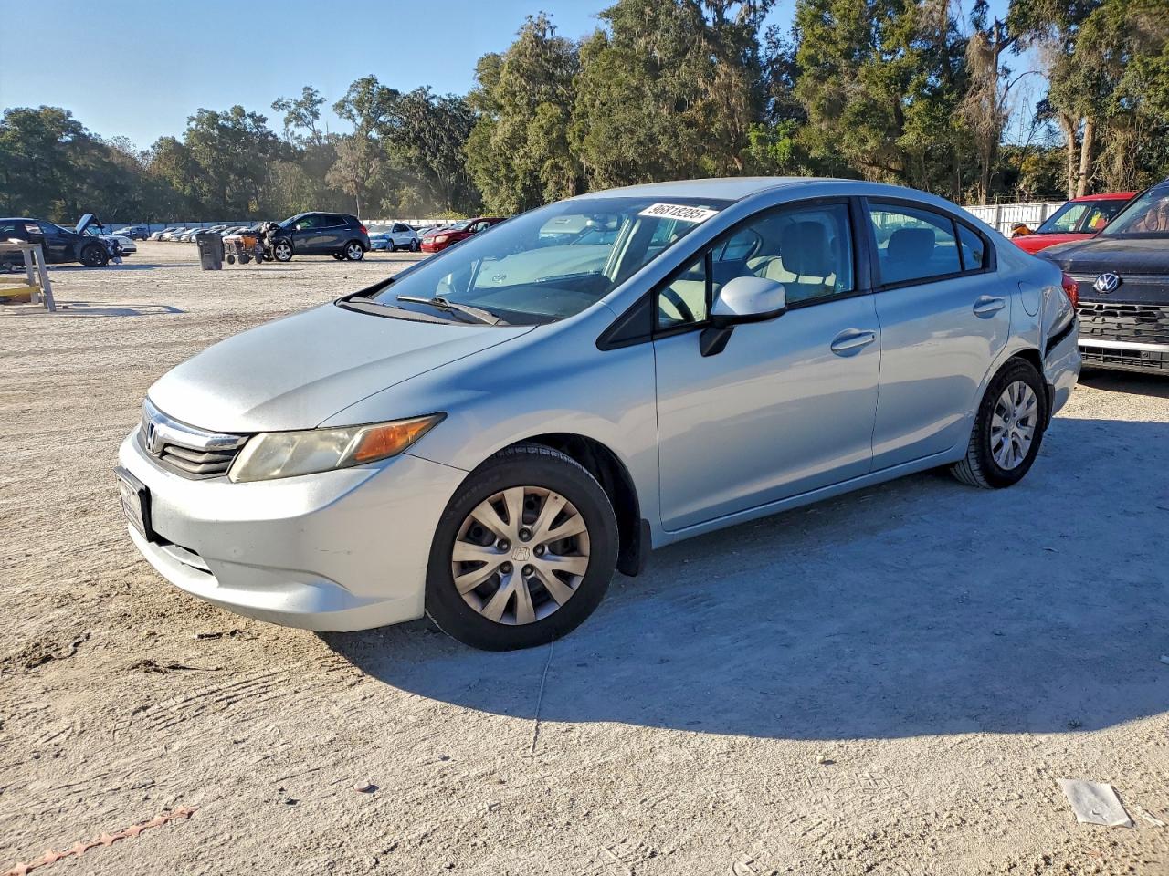 2012 HONDA CIVIC LX — REAR END damage — photo 1