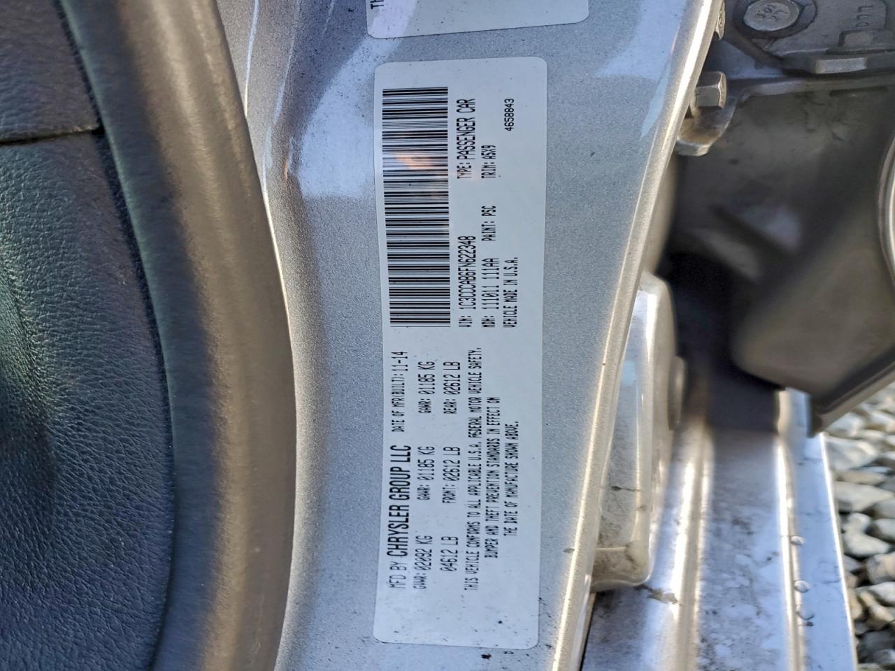 2015 CHRYSLER 200 LIMITED photo 12