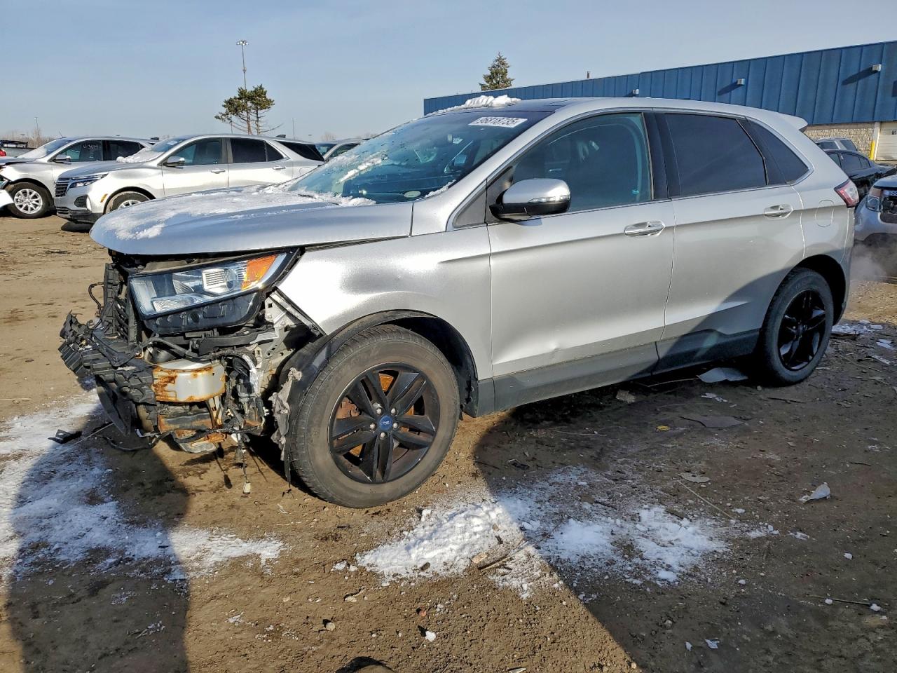 2017 FORD EDGE SEL — FRONT END damage — photo 1