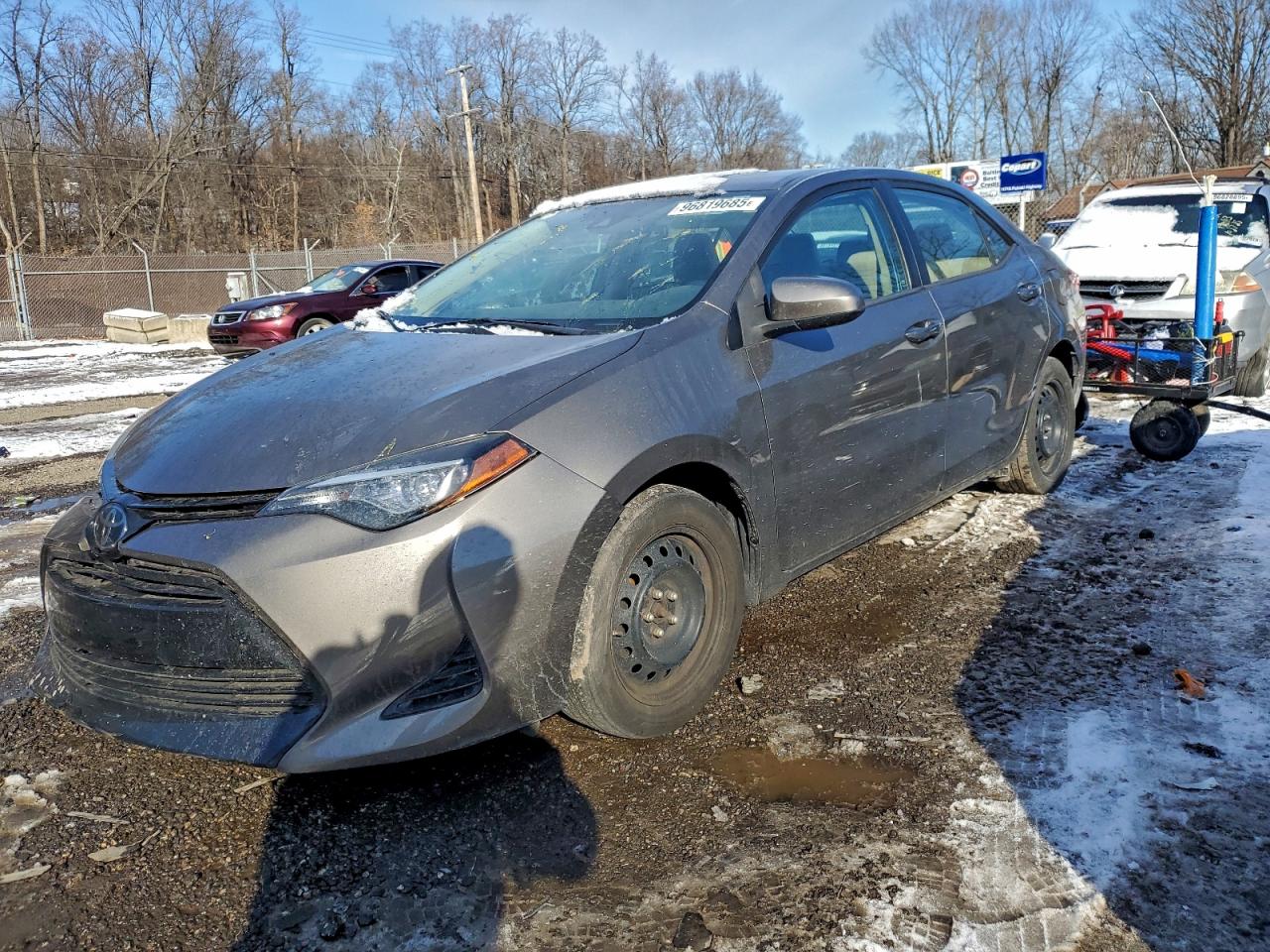 2017 TOYOTA COROLLA L — FRONT END damage — photo 1