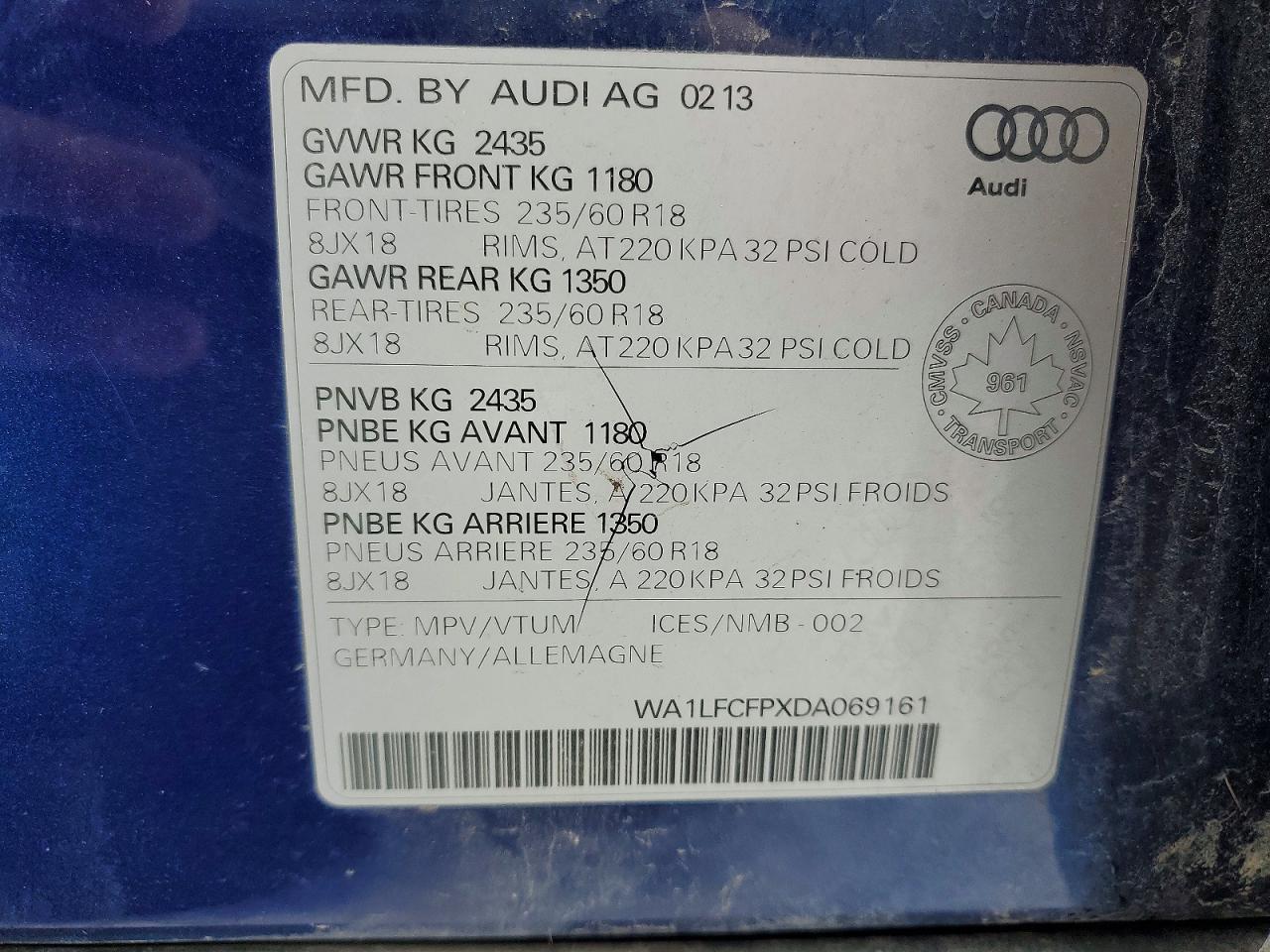 2013 AUDI Q5 PREMIUM PLUS photo 13