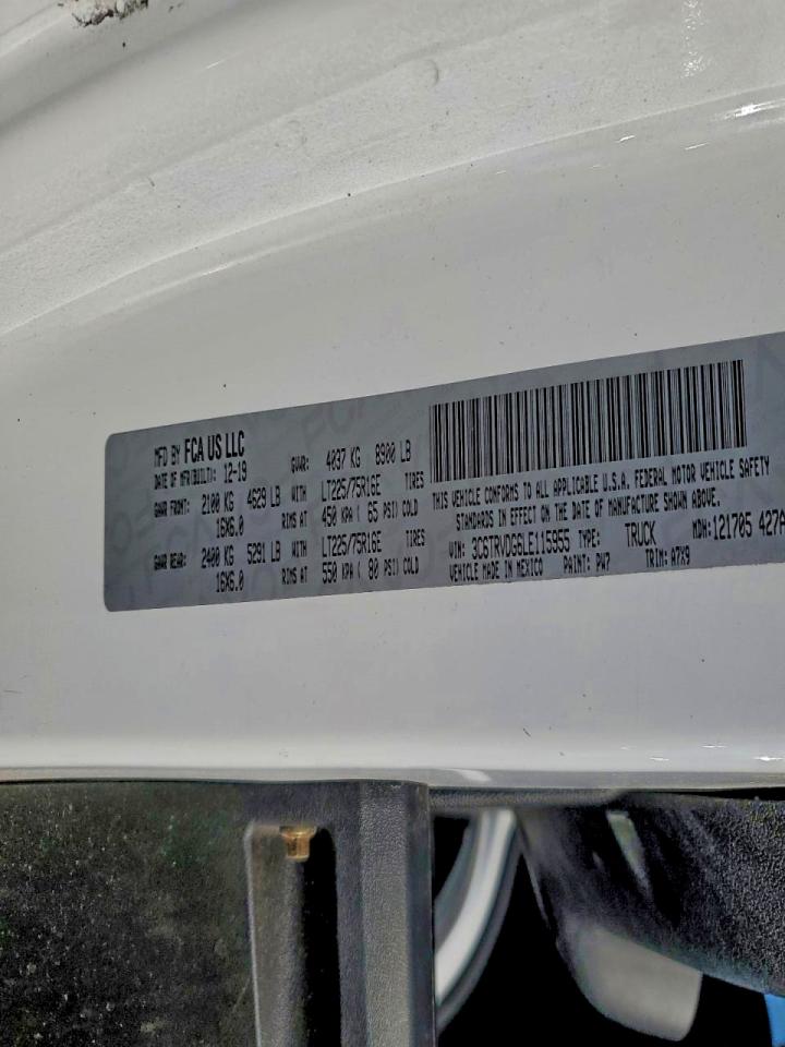 2020 RAM PROMASTER DELIVERY VAN photo 13