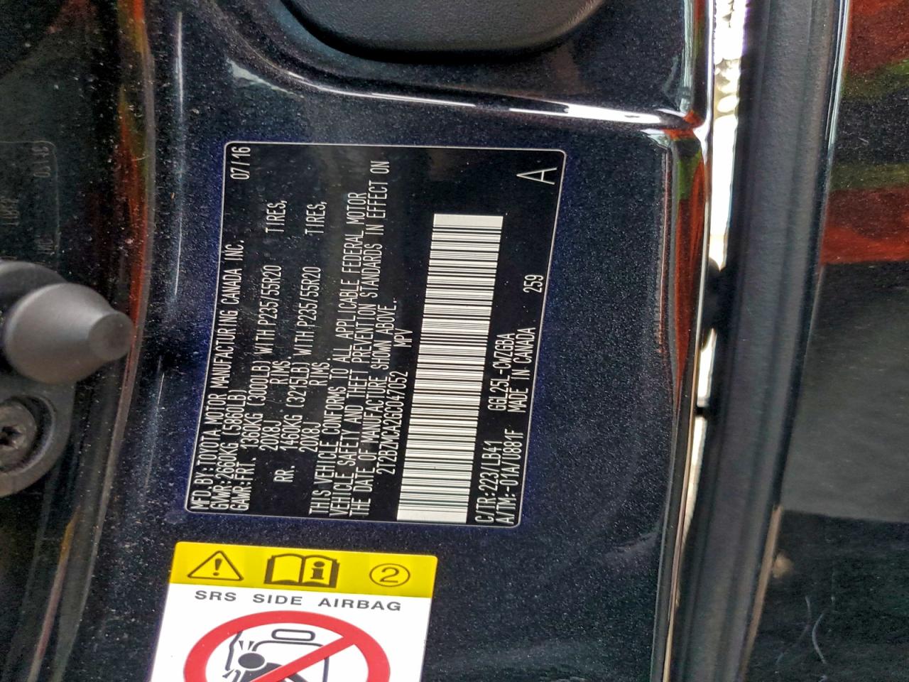 2016 LEXUS RX 350 BASE photo 12