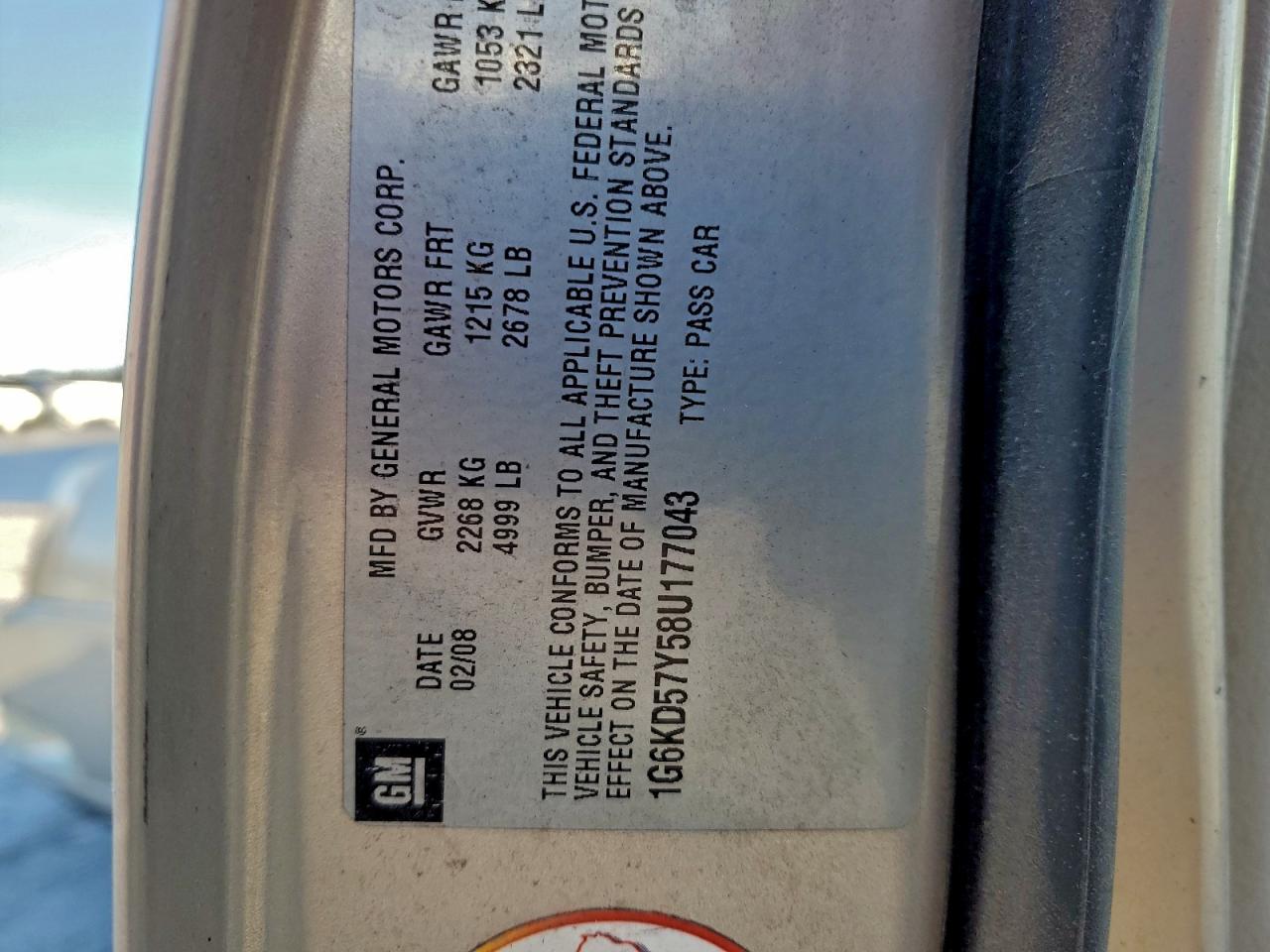 2008 CADILLAC DTS photo 12