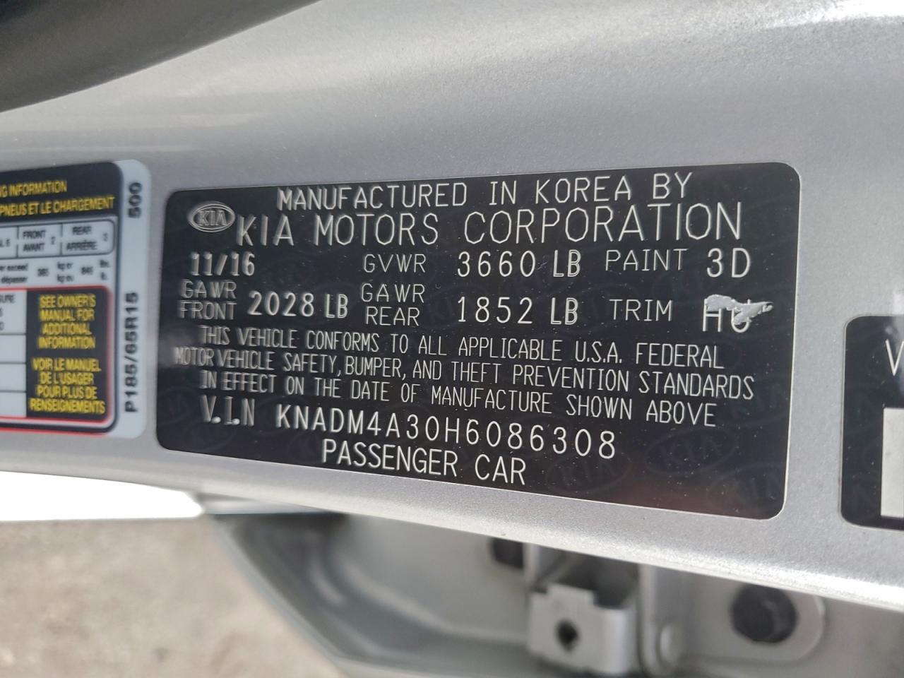 2017 KIA RIO LX photo 13