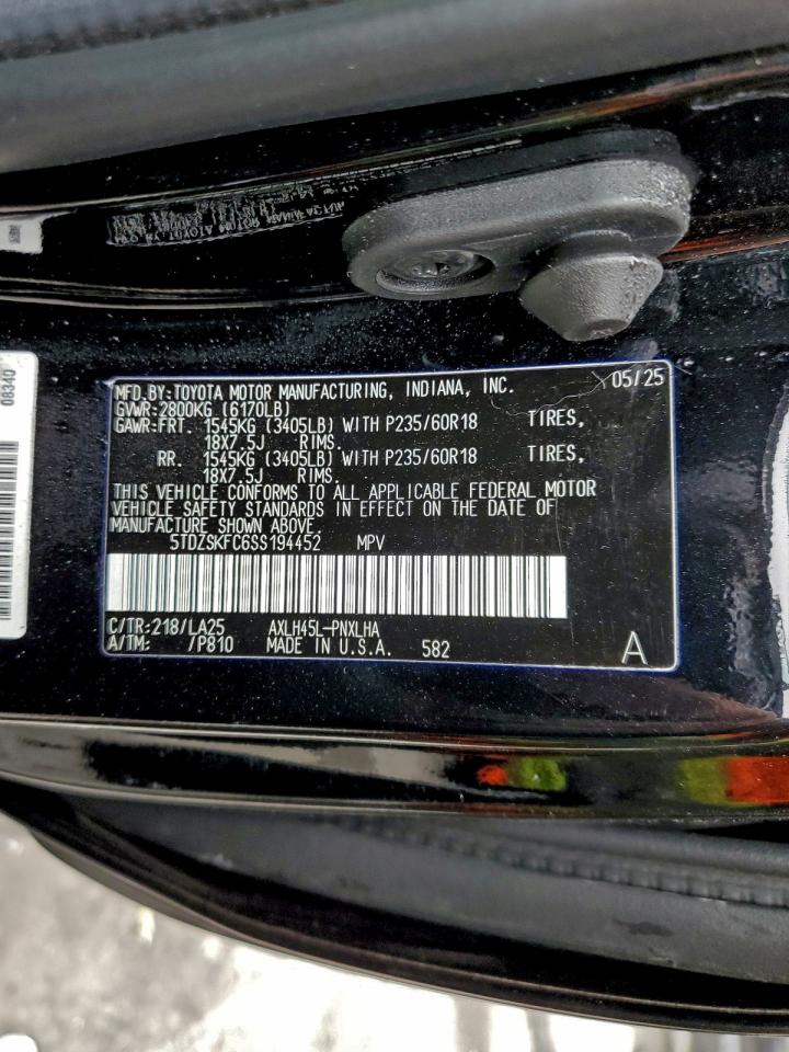 2025 TOYOTA SIENNA LIMITED photo 13