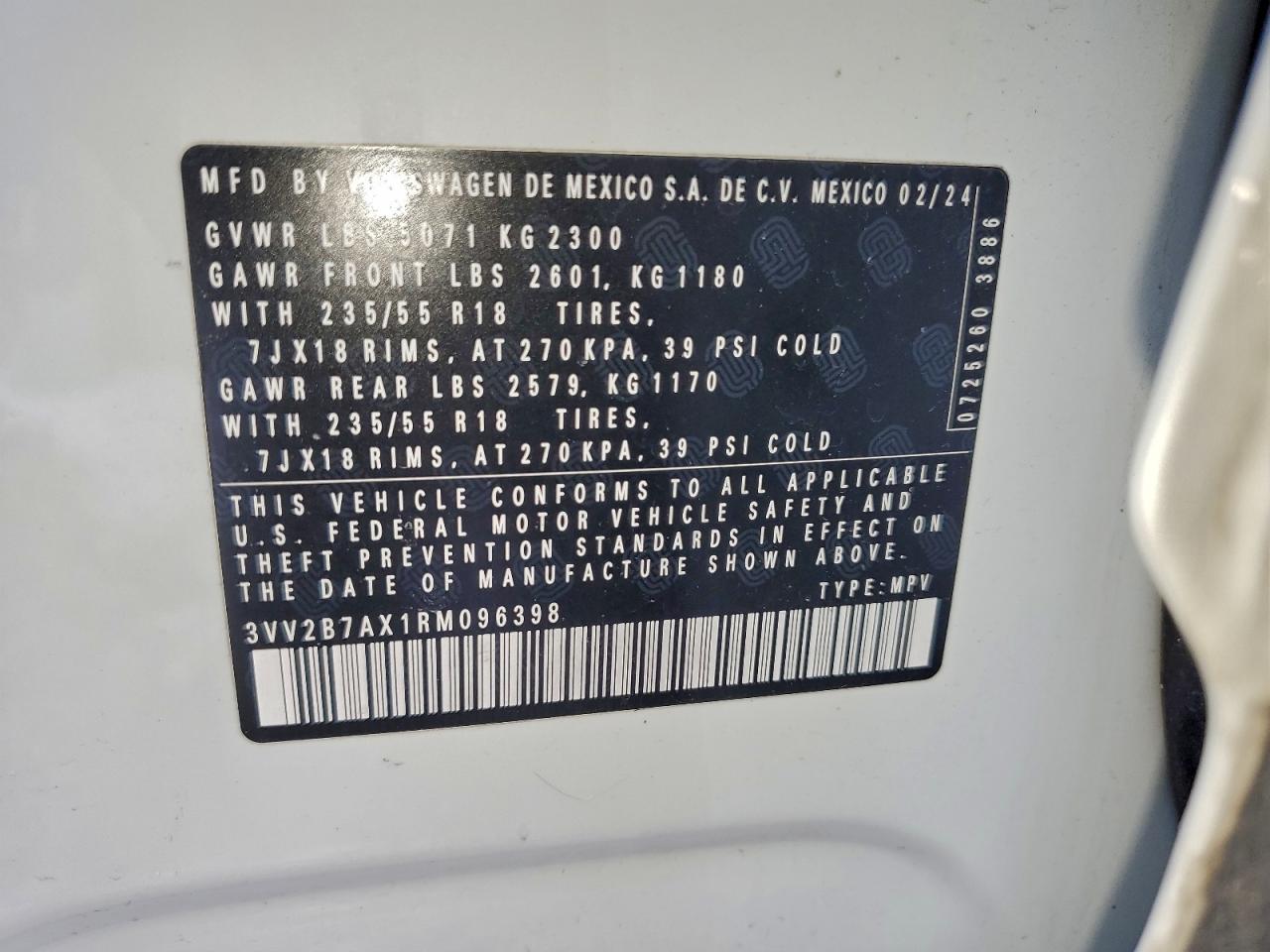 2024 VOLKSWAGEN TIGUAN SE photo 13