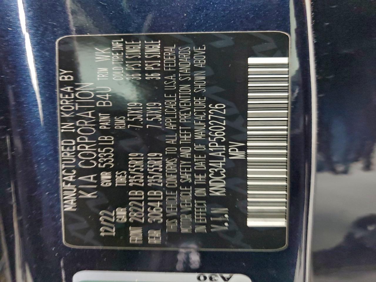 2023 KIA EV6 LIGHT photo 13