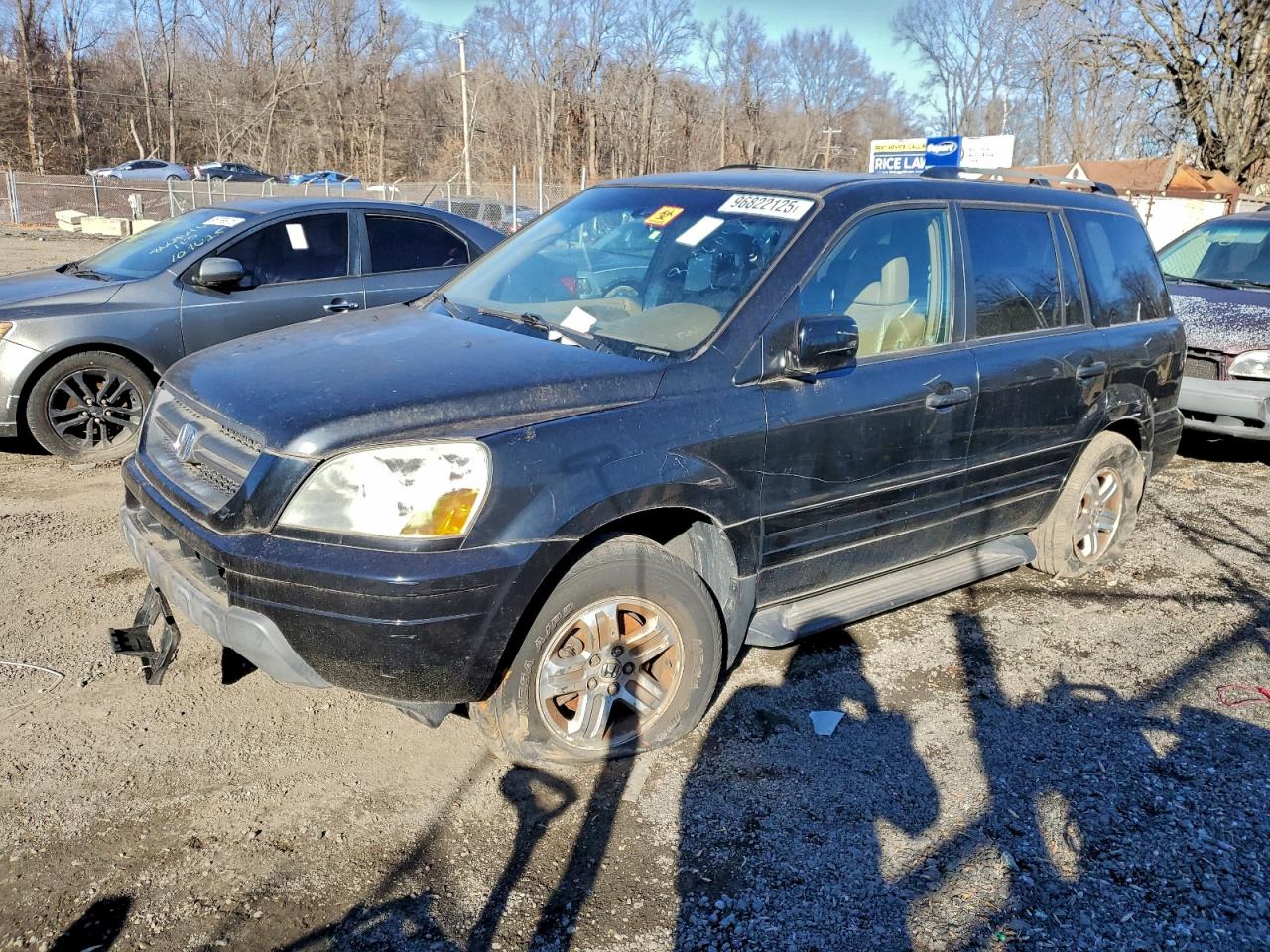 2005 HONDA PILOT EXL — SIDE damage — photo 1