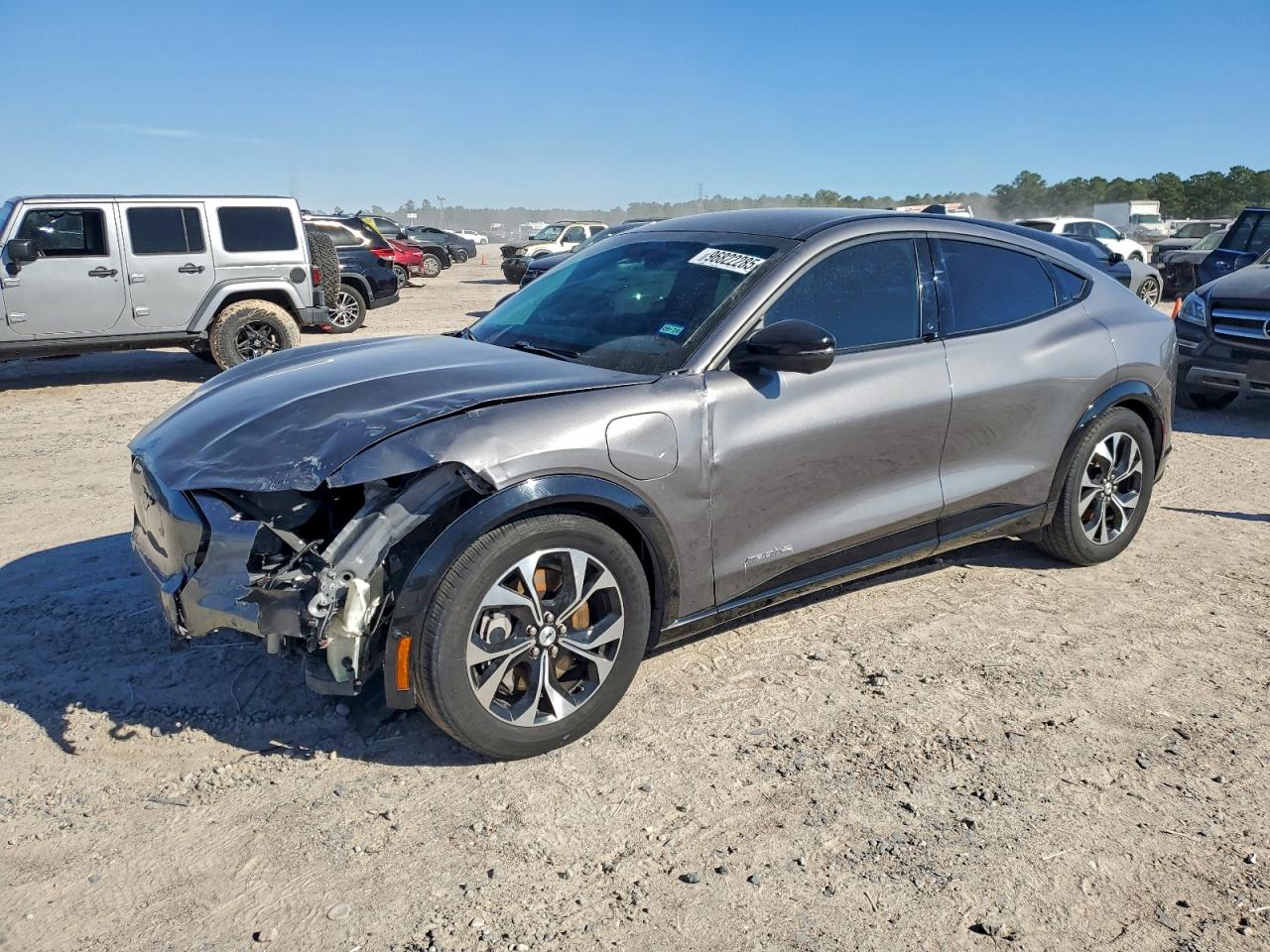 2021 FORD MUSTANG MACH-E PREMIUM — FRONT END damage — photo 1