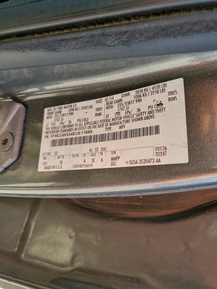 2014 FORD ESCAPE SE photo 12