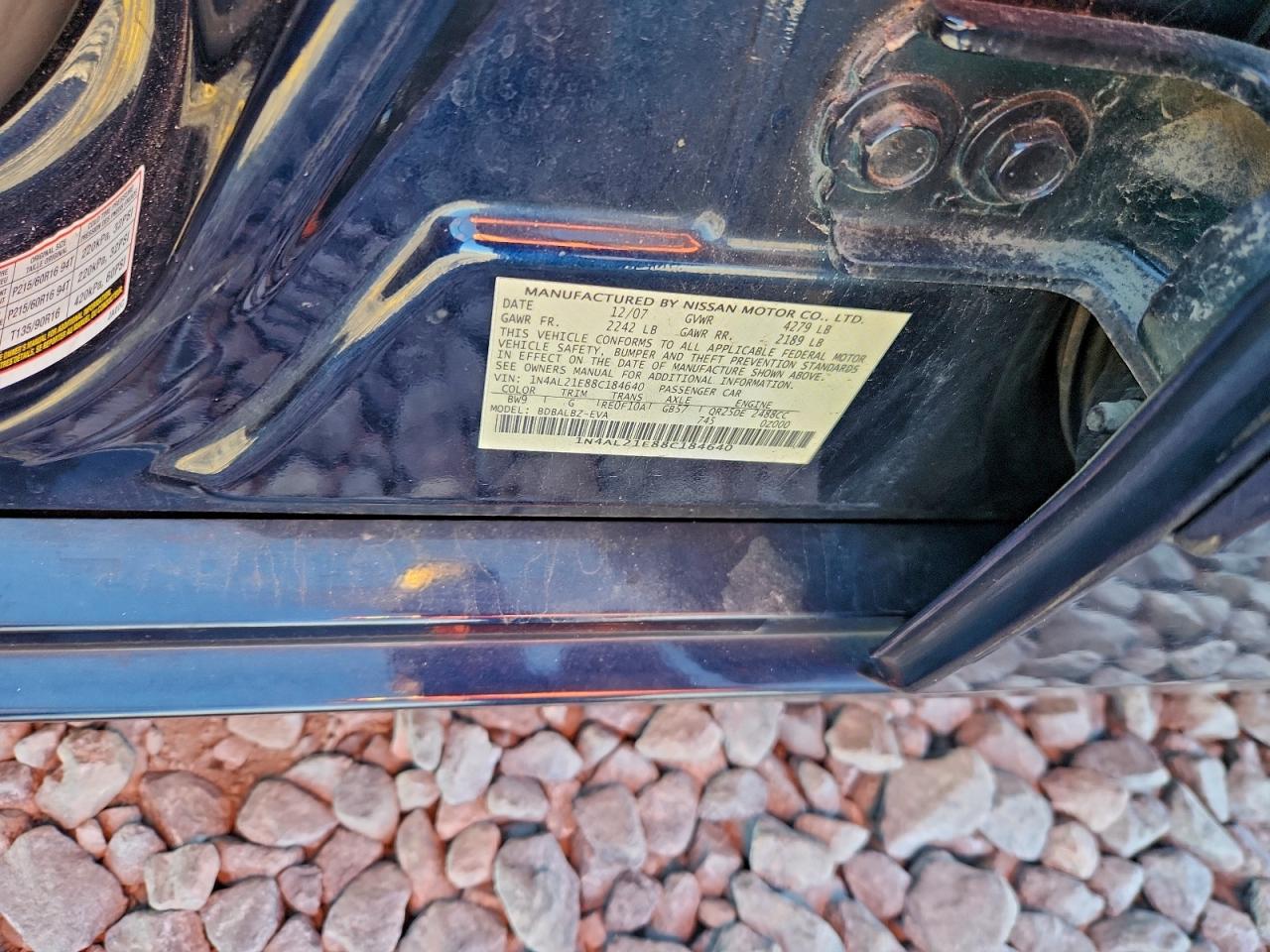 2008 NISSAN ALTIMA 2.5 photo 12