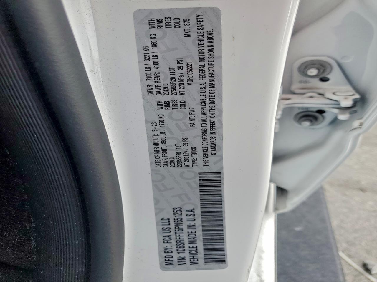 2023 RAM 1500 BIG HORN/LONE STAR photo 12