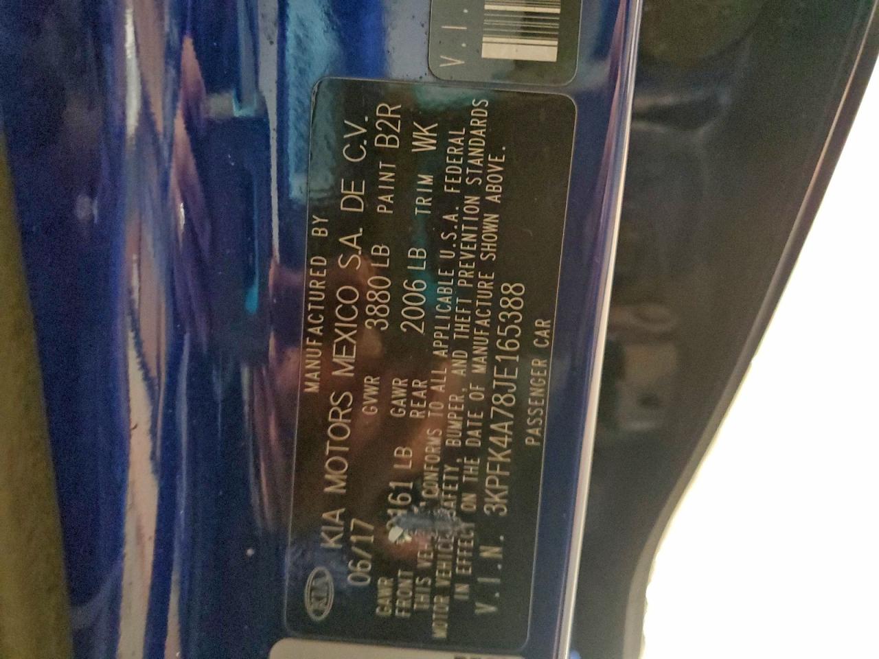 2018 KIA FORTE LX photo 12