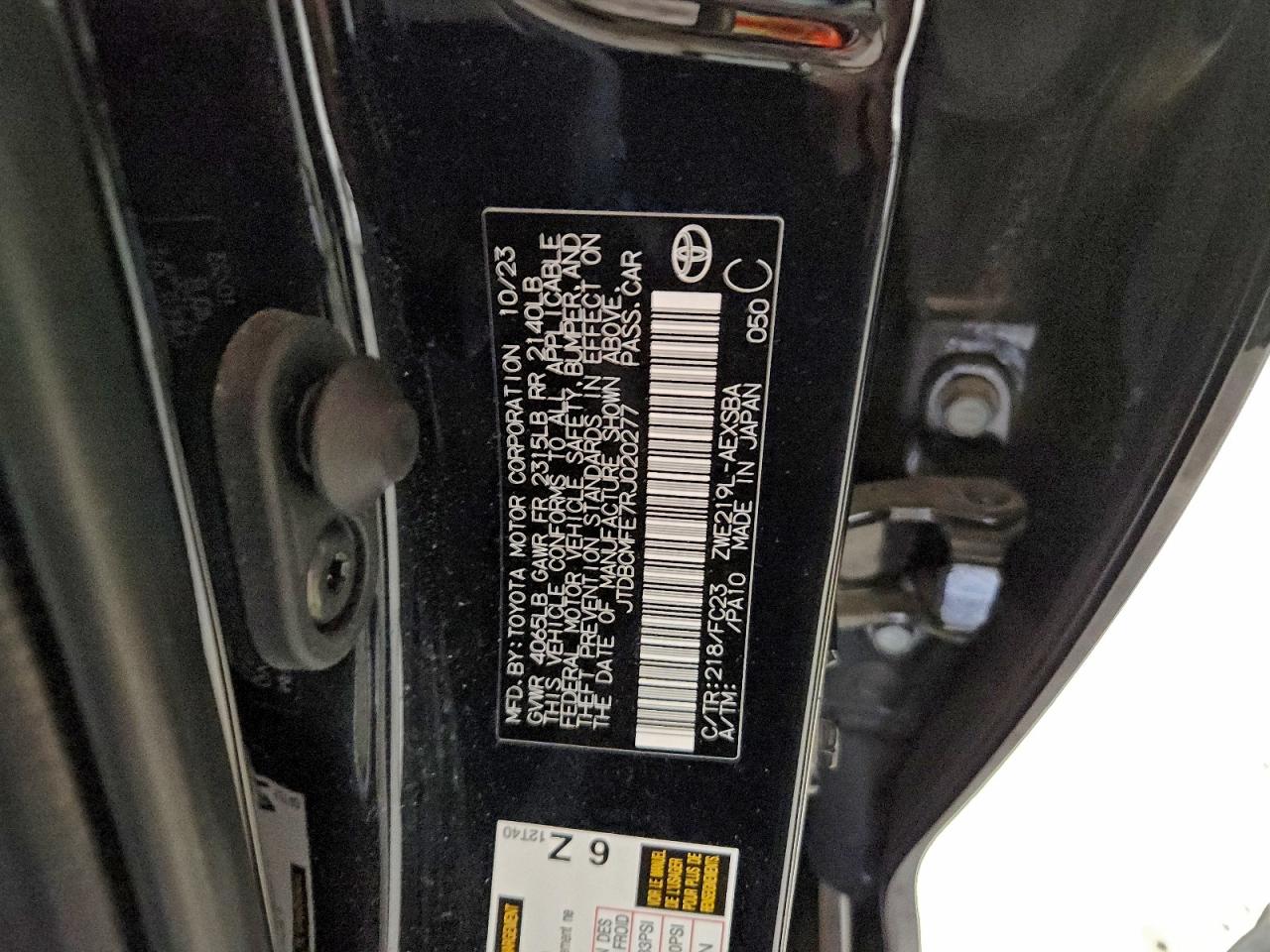 2024 TOYOTA COROLLA LE photo 13