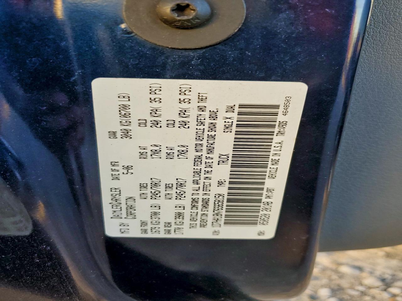 2006 DODGE RAM 1500 ST photo 23