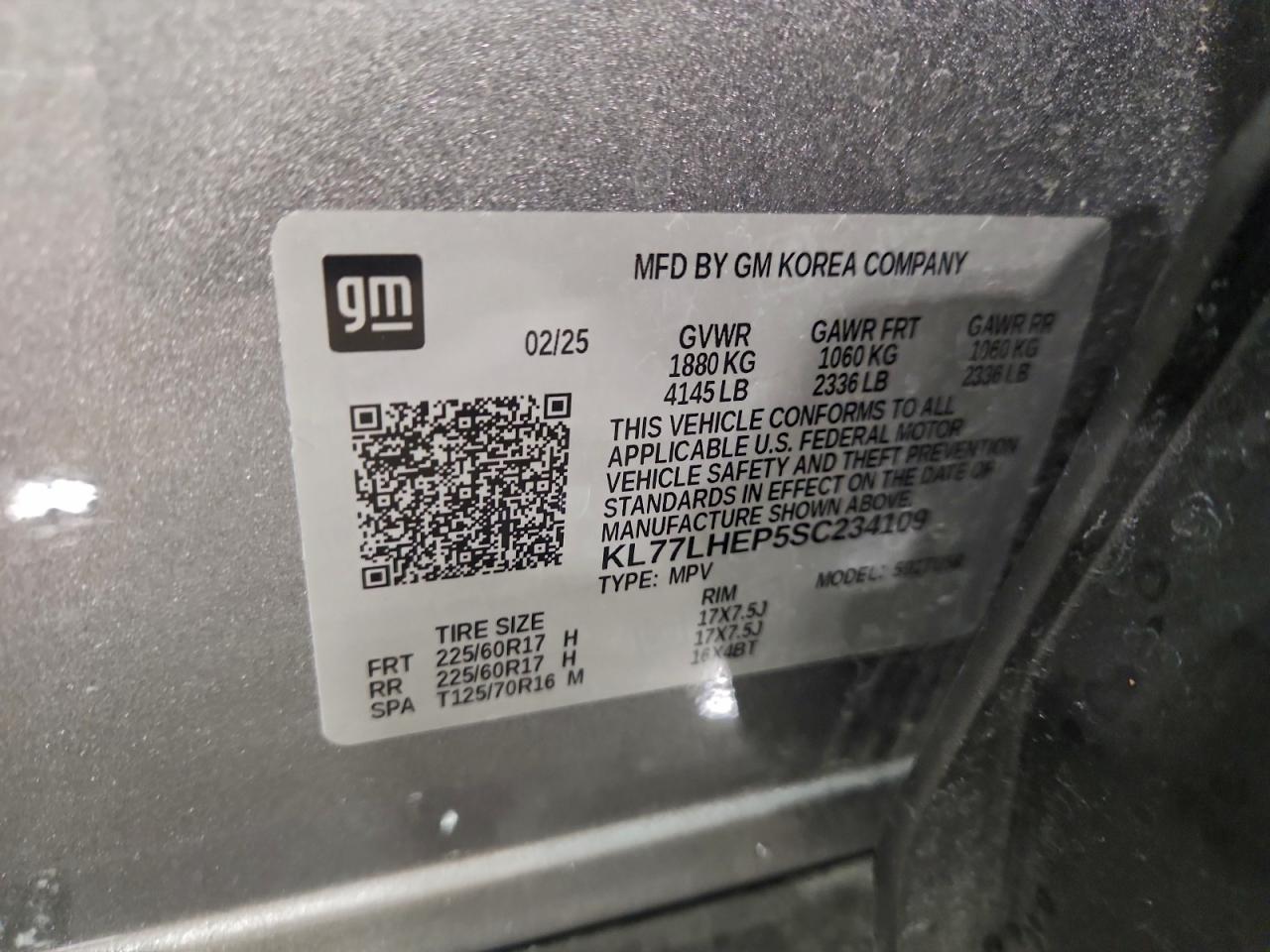 2025 CHEVROLET TRAX 1LT photo 13