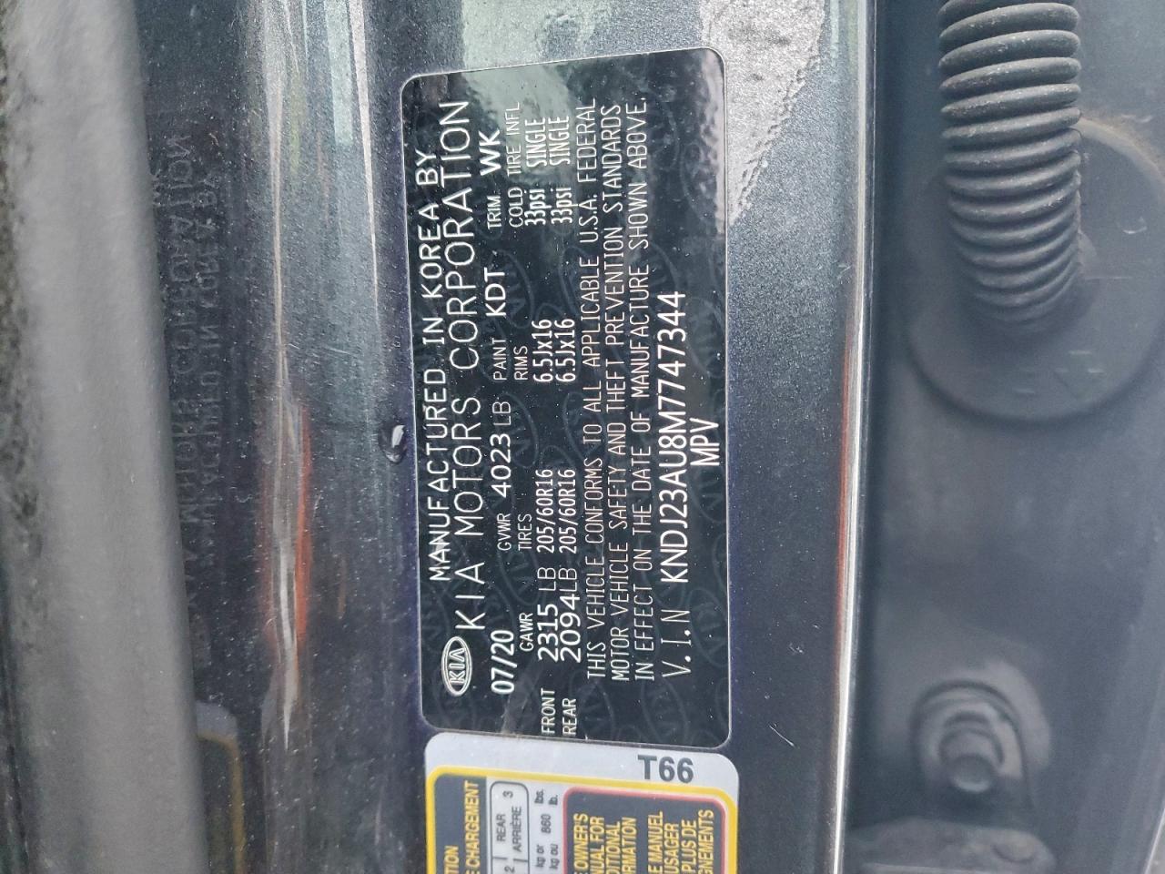 2021 KIA SOUL LX photo 12