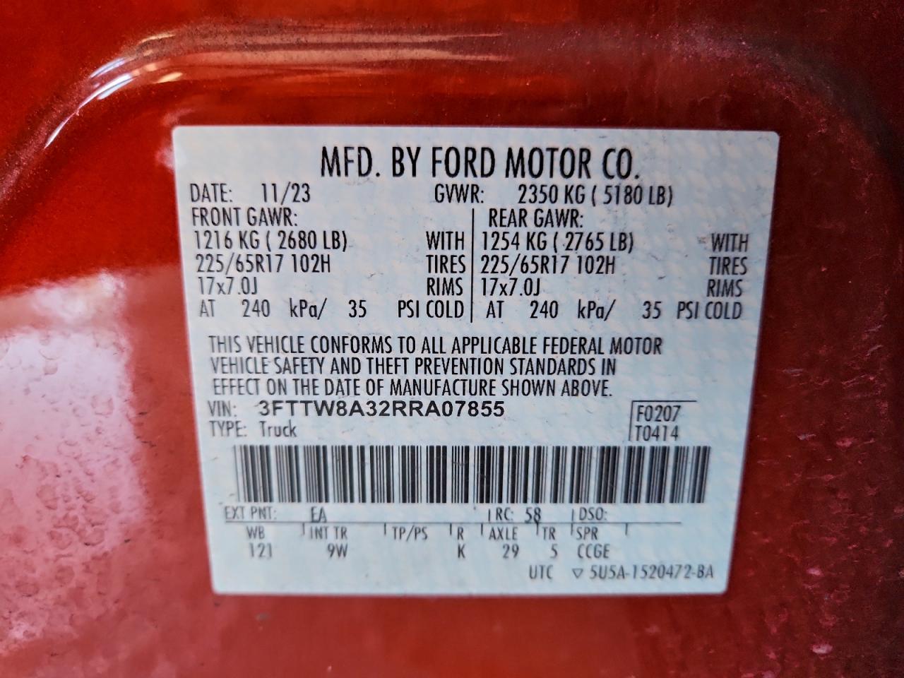 2024 FORD MAVERICK XL photo 13
