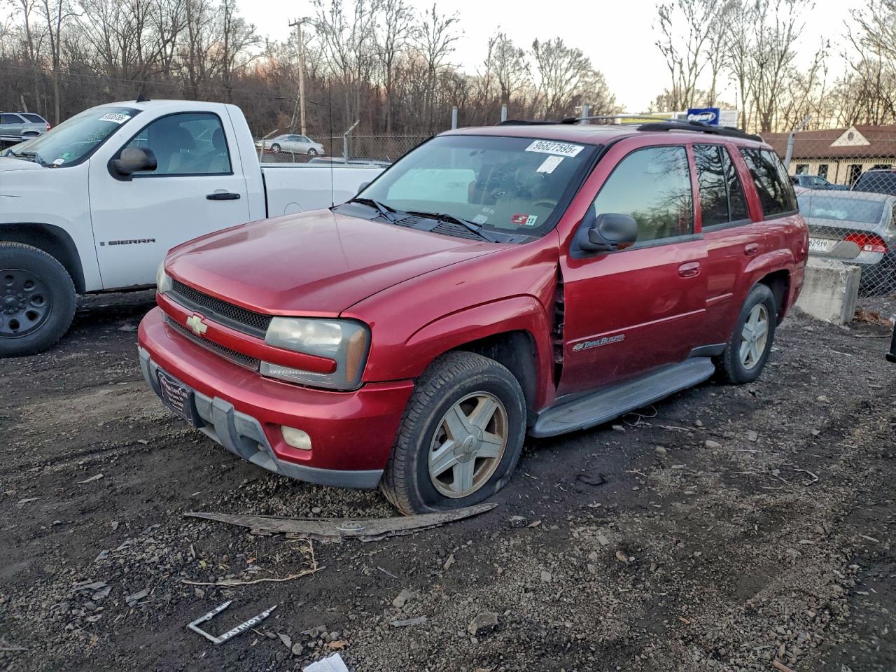 2003 CHEVROLET TRAILBLAZER — SIDE damage — photo 1