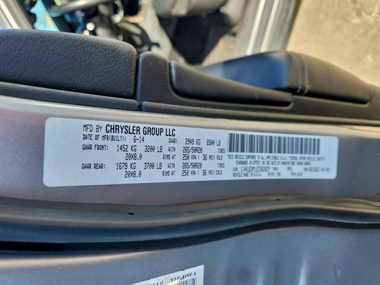 2014 JEEP GRAND CHEROKEE LIMITED photo 12