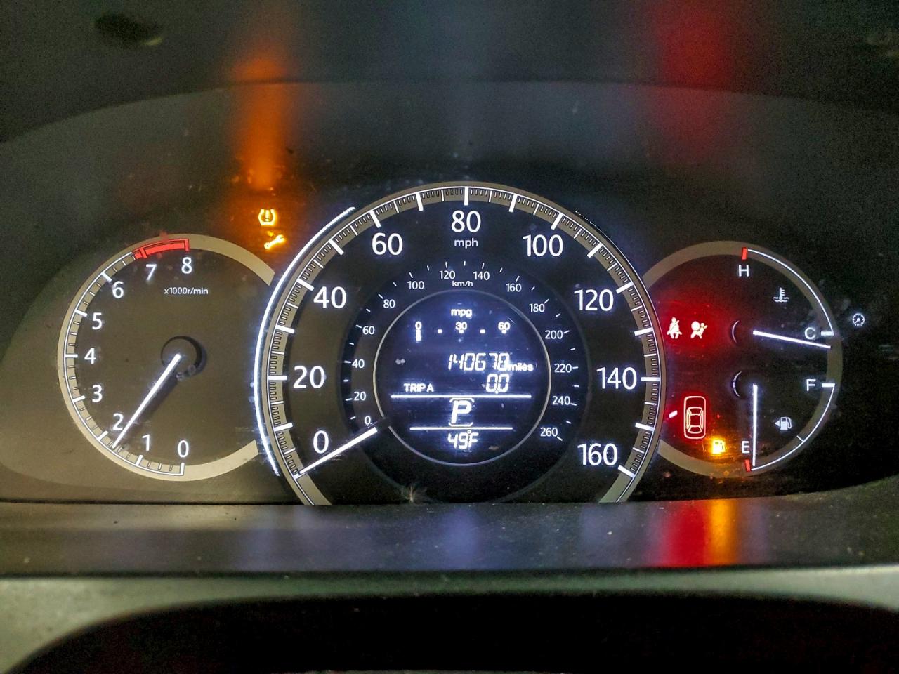 2015 HONDA ACCORD EX photo 9
