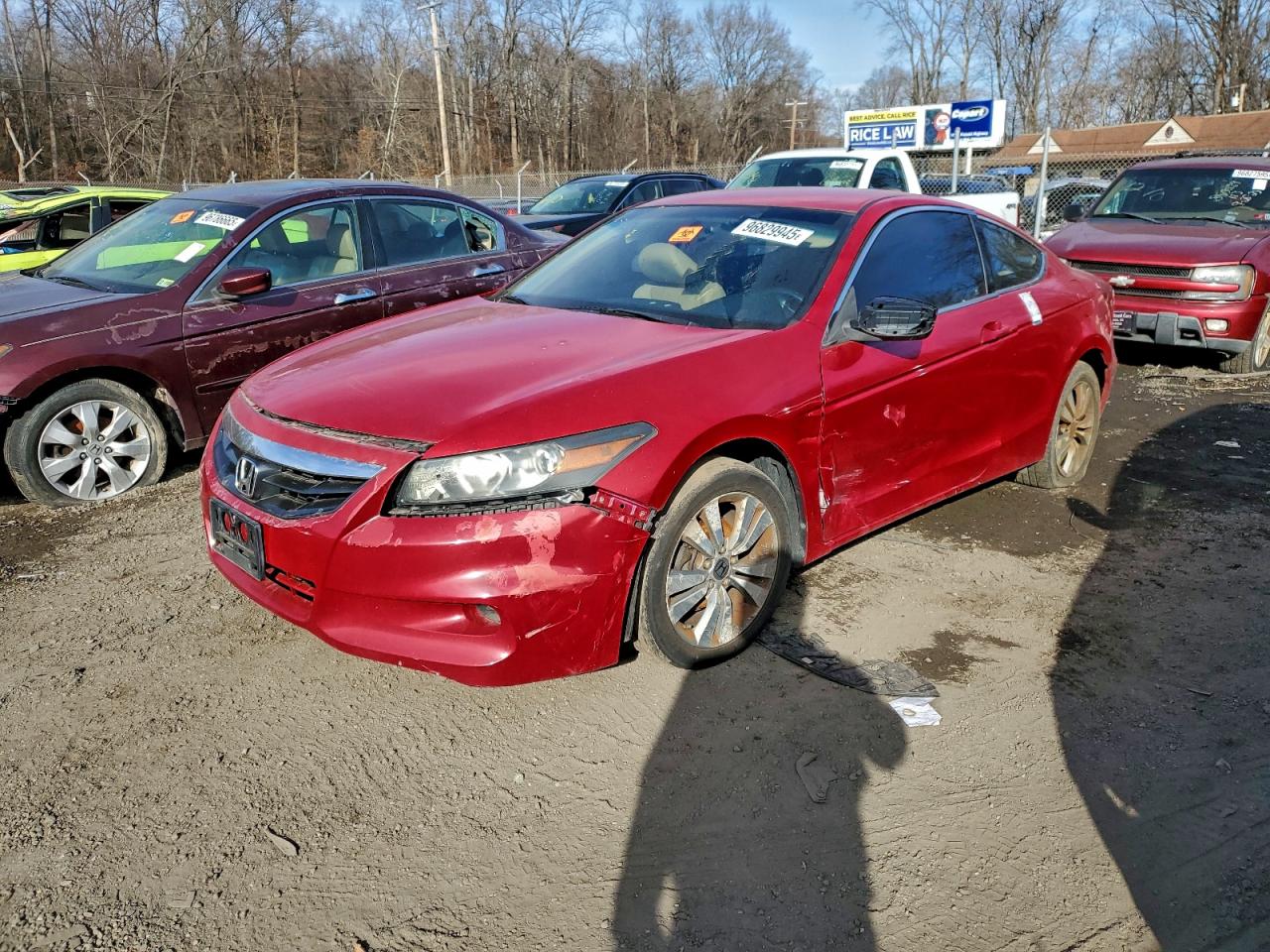 2011 HONDA ACCORD LX-S — FRONT END damage — photo 1